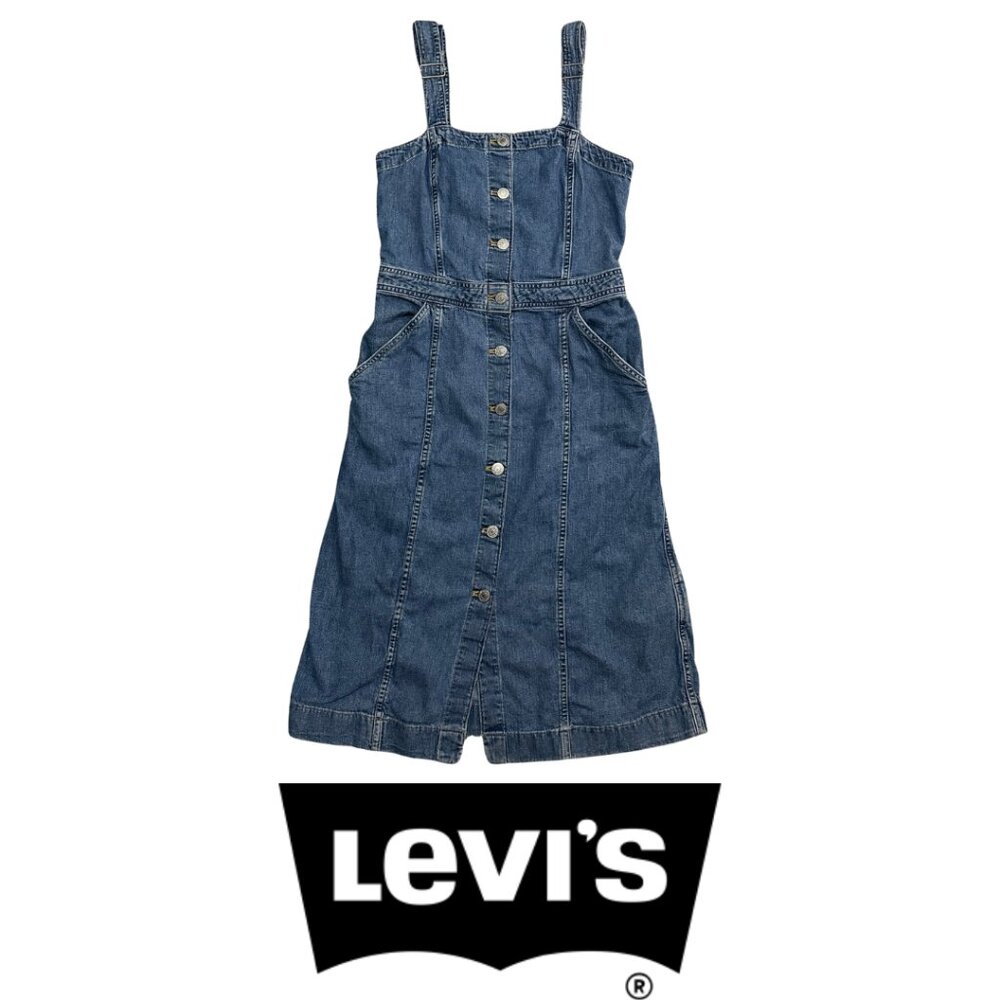 Levis Denim Button Up Dress Size XS